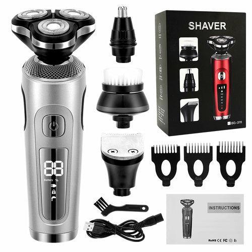 4 in 1 Electric Shaver 3D Floating Cutters USB Fast Charge - VirtuousWares:Global