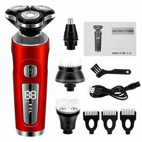 4 in 1 Electric Shaver 3D Floating Cutters USB Fast Charge - VirtuousWares:Global