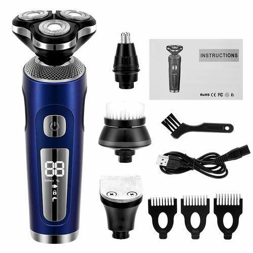4 in 1 Electric Shaver 3D Floating Cutters USB Fast Charge - VirtuousWares:Global