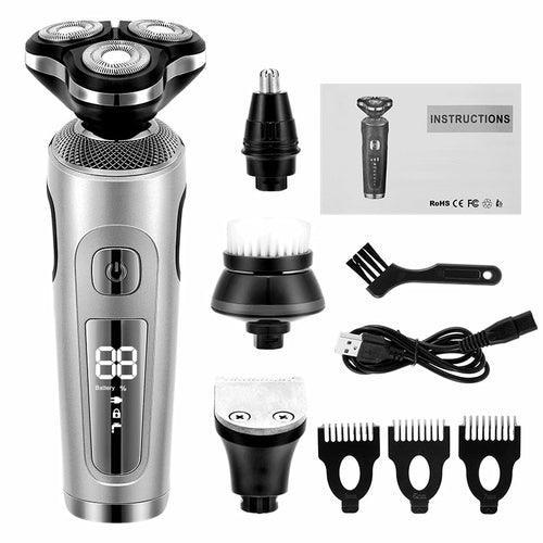4 in 1 Electric Shaver 3D Floating Cutters USB Fast Charge - VirtuousWares:Global