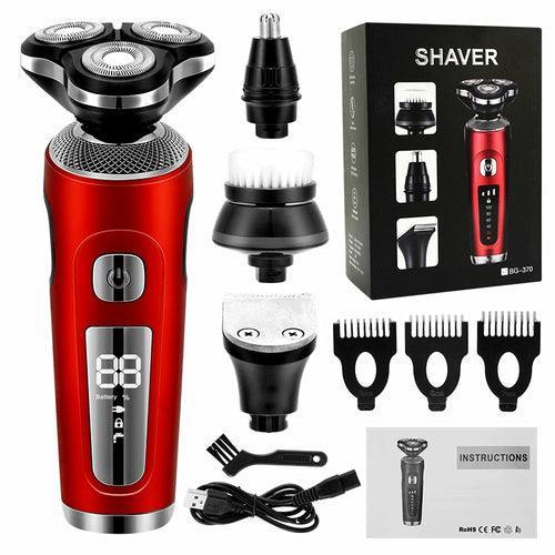 4 in 1 Electric Shaver 3D Floating Cutters USB Fast Charge - VirtuousWares:Global