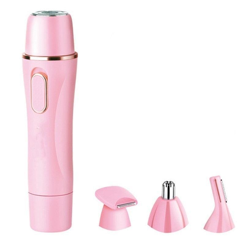 4 In 1 Female Eyebrow Trimmer Epilator Razor for Hair Removal - VirtuousWares:Global