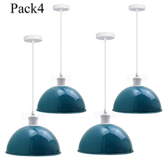 4 Pack Vintage Industrial Ceiling Pendant Light Retro Loft Style Metal - VirtuousWares:Global