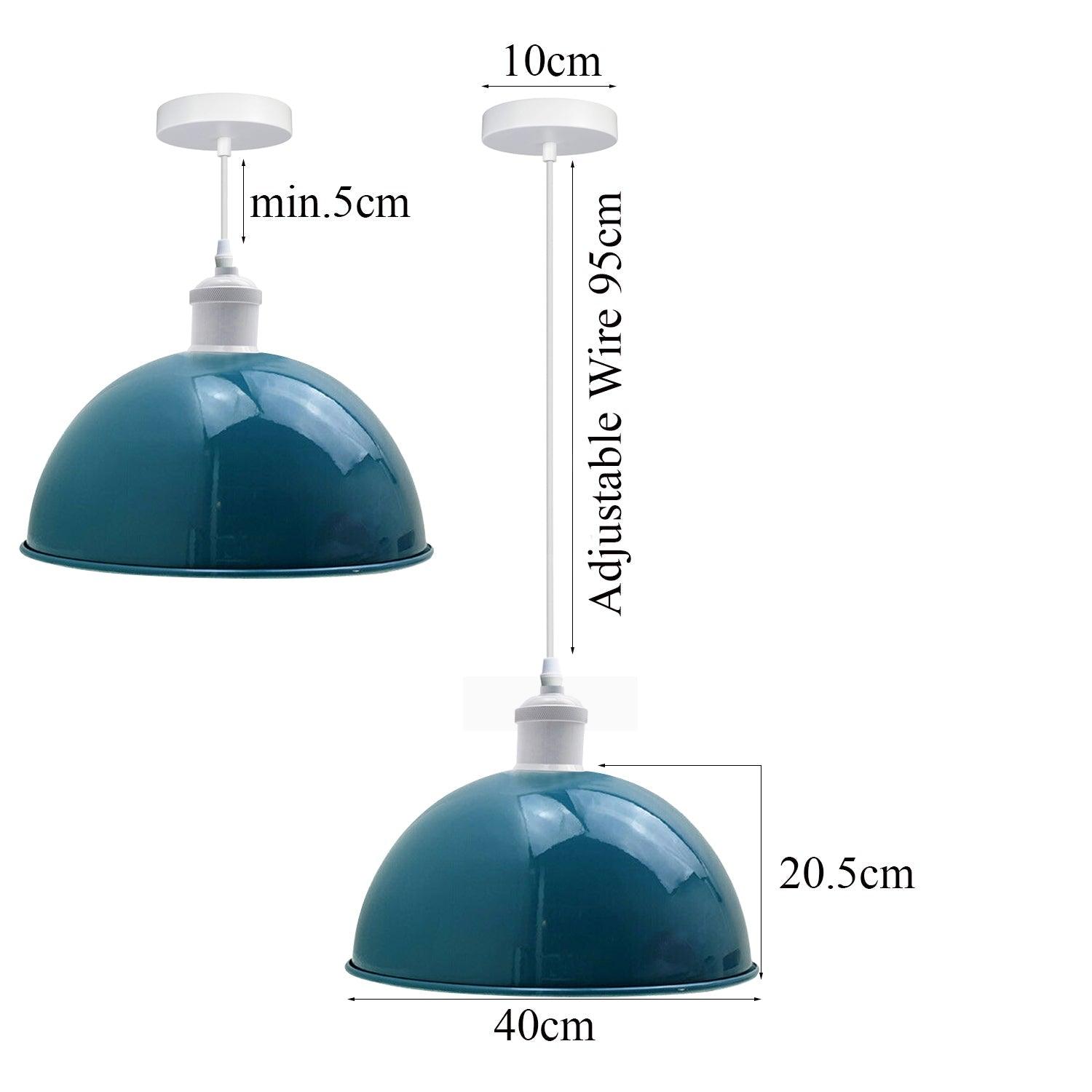 4 Pack Vintage Industrial Ceiling Pendant Light Retro Loft Style Metal - VirtuousWares:Global