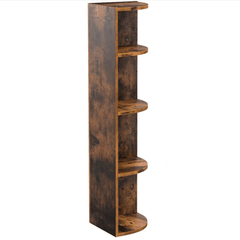 4 Tier Wood Corner Shelf Storage Rack Shelves - VirtuousWares:Global
