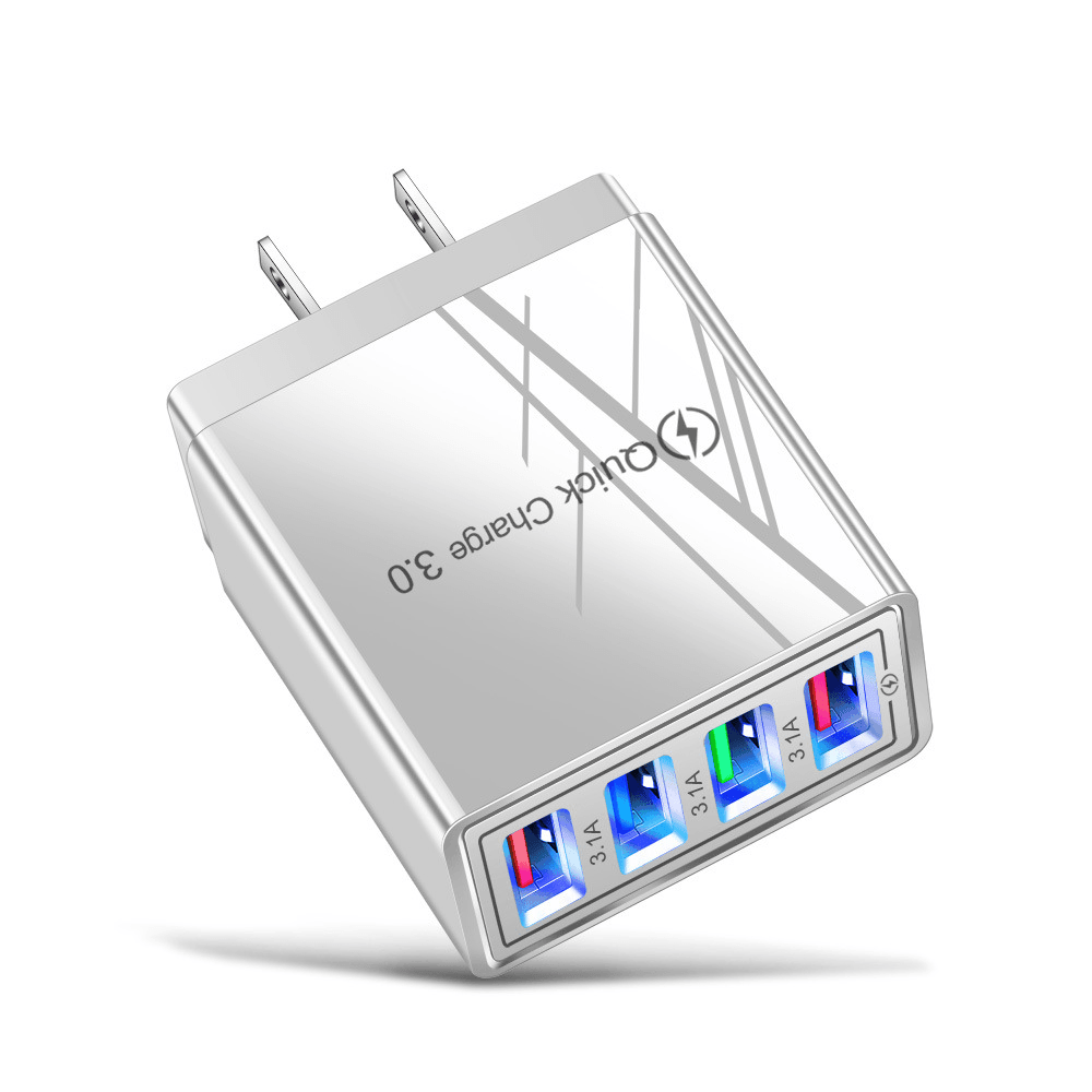 4 USB Charger Quick Charge for iPhone Huawei Samsung - VirtuousWares:Global