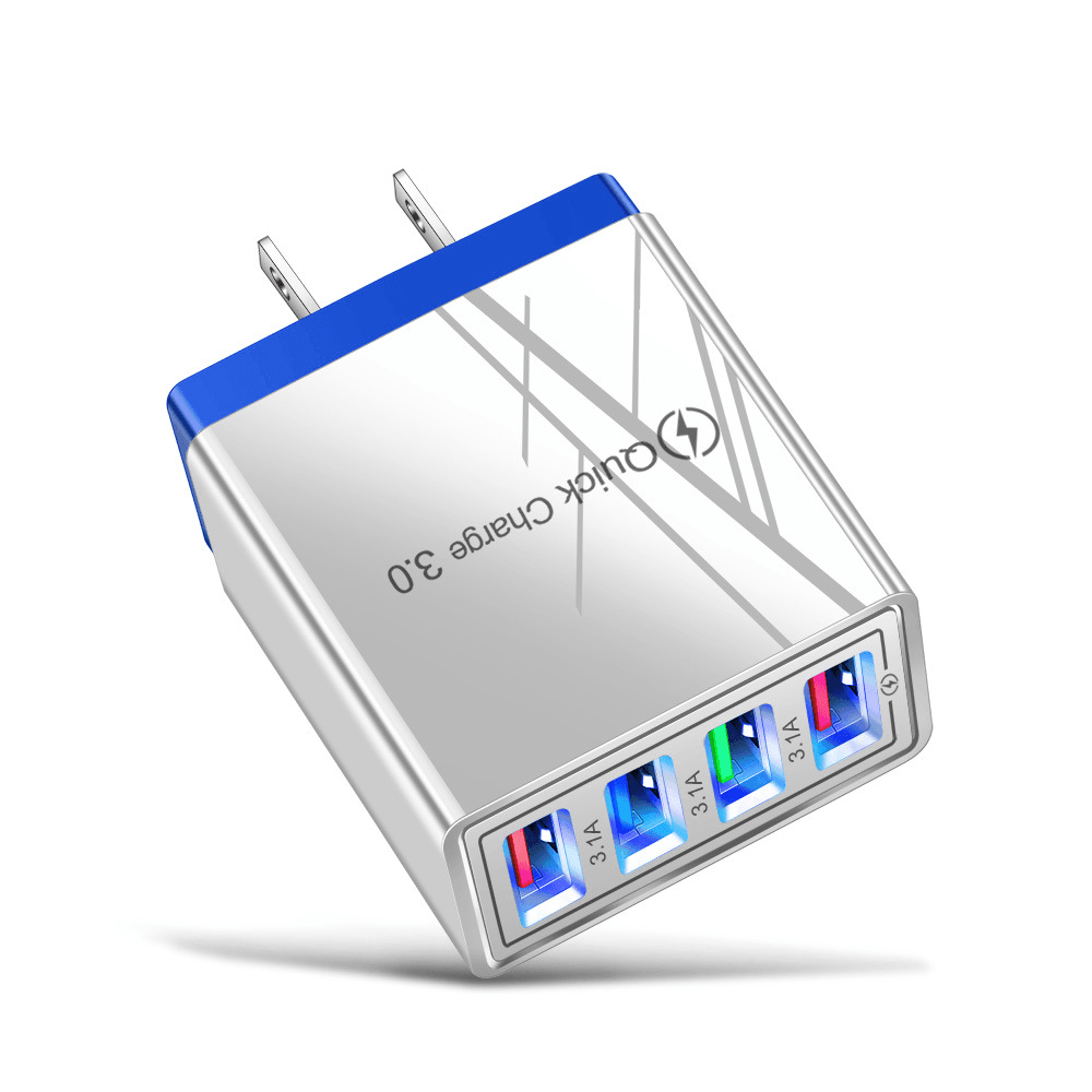 4 USB Charger Quick Charge for iPhone Huawei Samsung - VirtuousWares:Global