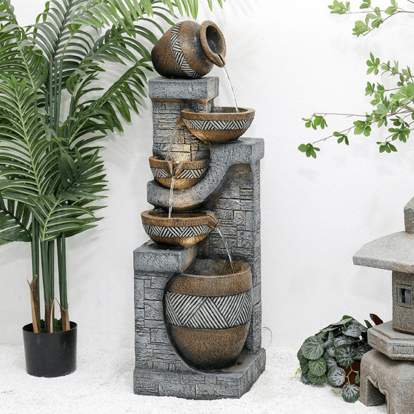 42.5inches Garden Landscape Water Fountain for Home Garden Decor - VirtuousWares:Global