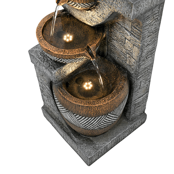 42.5inches Garden Landscape Water Fountain for Home Garden Decor - VirtuousWares:Global