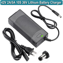 42V 2A 5A Electric Charger 1 Prong 5.5mm DC Plug for 36V 10S Lithium - VirtuousWares:Global