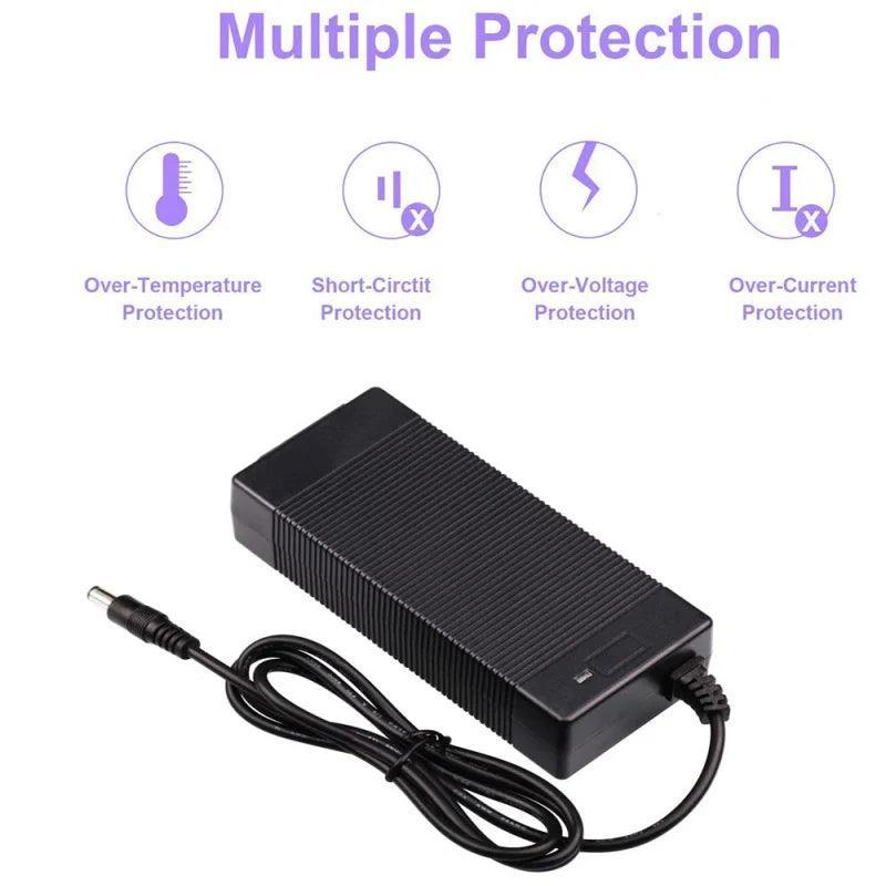 42V 2A 5A Electric Charger 1 Prong 5.5mm DC Plug for 36V 10S Lithium - VirtuousWares:Global