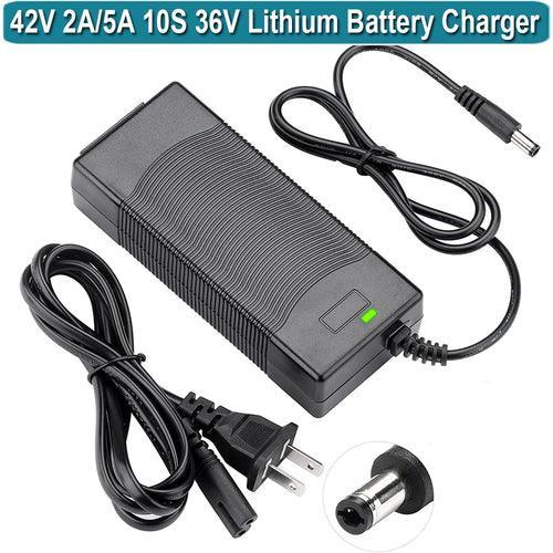 42V 2A 5A Electric Charger 1 Prong 5.5mm DC Plug for 36V 10S Lithium - VirtuousWares:Global