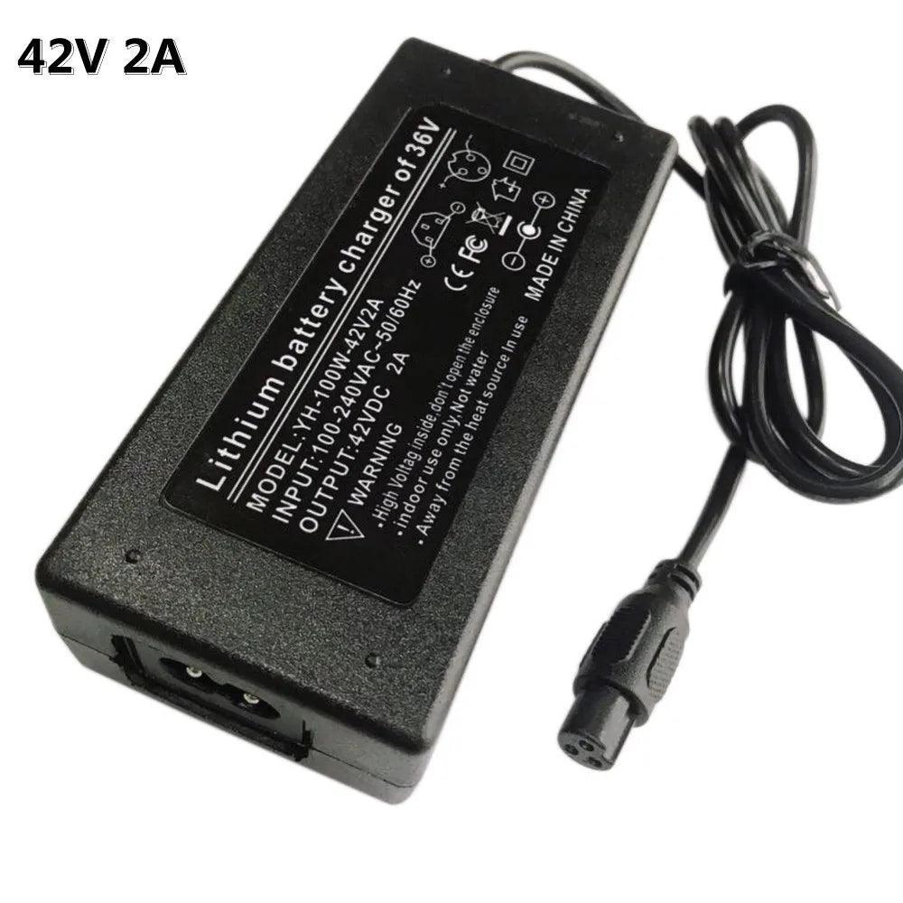42V 2A Universal Lithium Battery Charger For 36V Hoverboard - VirtuousWares:Global