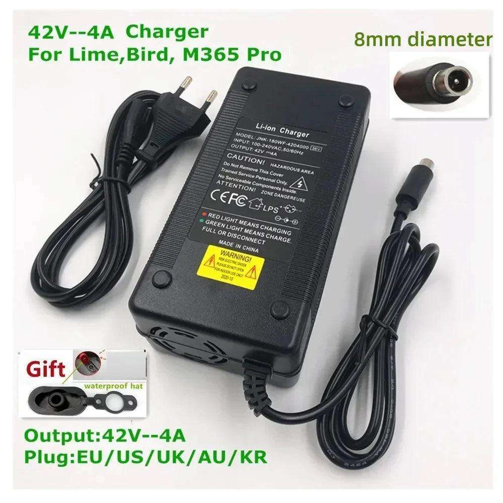 42V 4A Fast Charger For 36V - VirtuousWares:Global