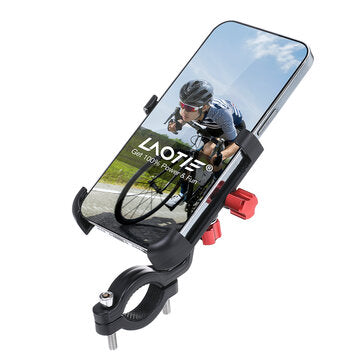 LAOTIE BM2 Universal Bike Phone Holder Four Corners Shockproof Free Rotation 4.0