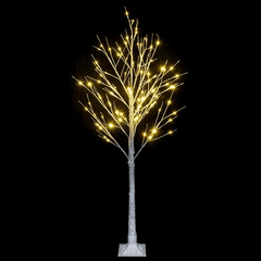 4FT Snowflake Christmas Tree with 48 LED Lamp - VirtuousWares:Global