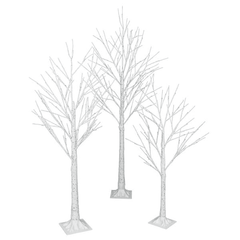 4FT Snowflake Christmas Tree with 48 LED Lamp - VirtuousWares:Global