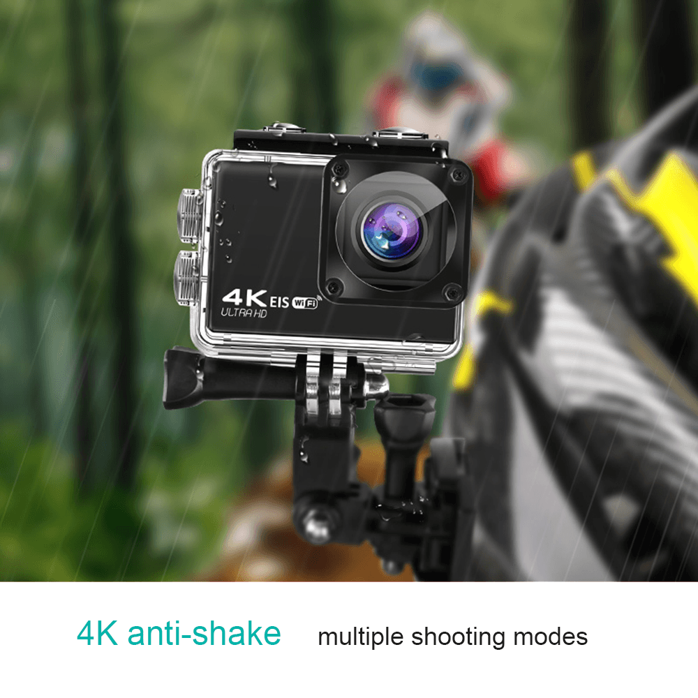 4K 60FPS HD Waterproof Wireless WIFI Sport Action EIS Camera - VirtuousWares:Global