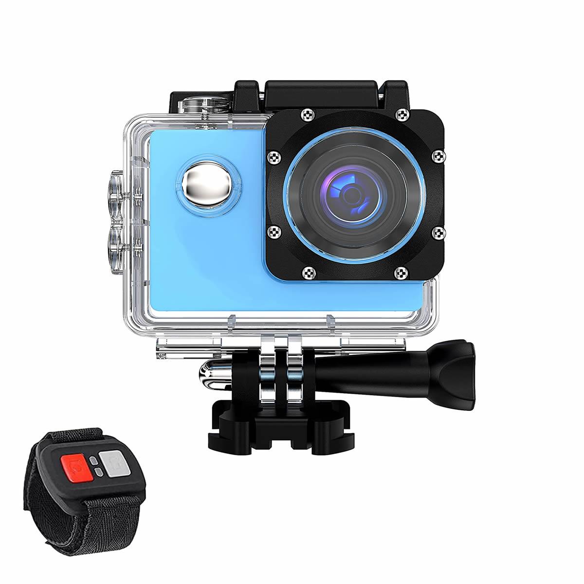 4K Waterproof All Digital UHD WiFi Camera + RF Remote And Accessories - VirtuousWares:Global