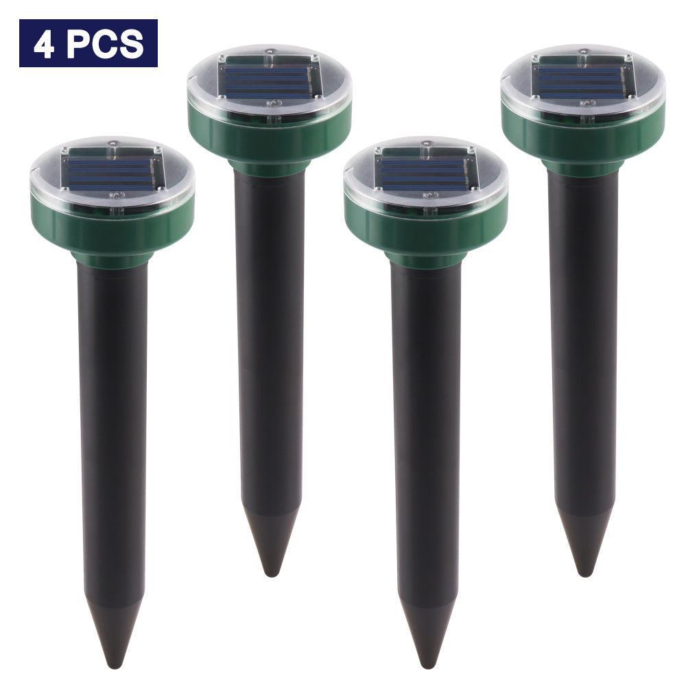 4pcs Ultrasonic Solar Power Mouse Repeller - VirtuousWares:Global