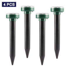 4pcs Ultrasonic Solar Power Mouse Repeller - VirtuousWares:Global