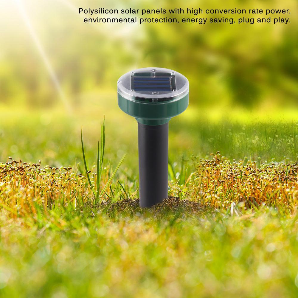 4pcs Ultrasonic Solar Power Mouse Repeller - VirtuousWares:Global