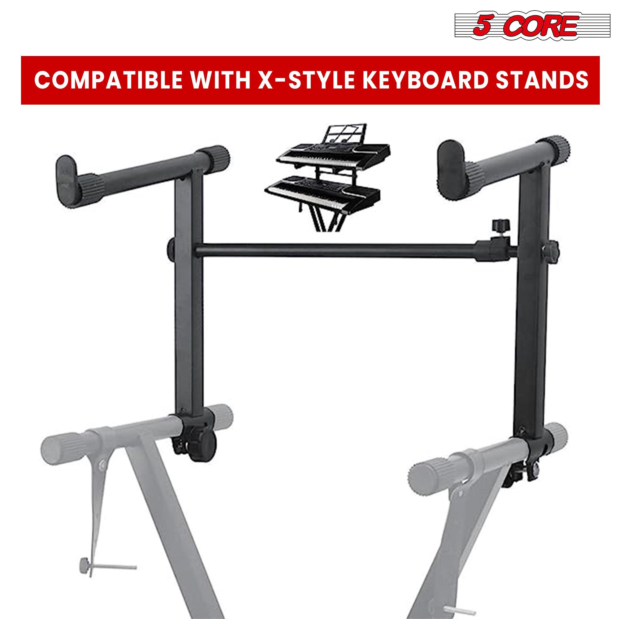5 Core 2 tier Keyboard Stand Extension Adapter Adjustable 2nd Tier - VirtuousWares:Global