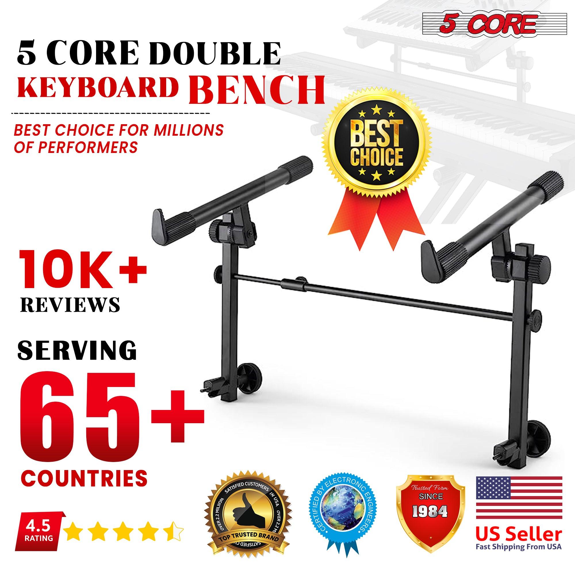 5 Core 2 tier Keyboard Stand Extension Adapter Adjustable 2nd Tier - VirtuousWares:Global