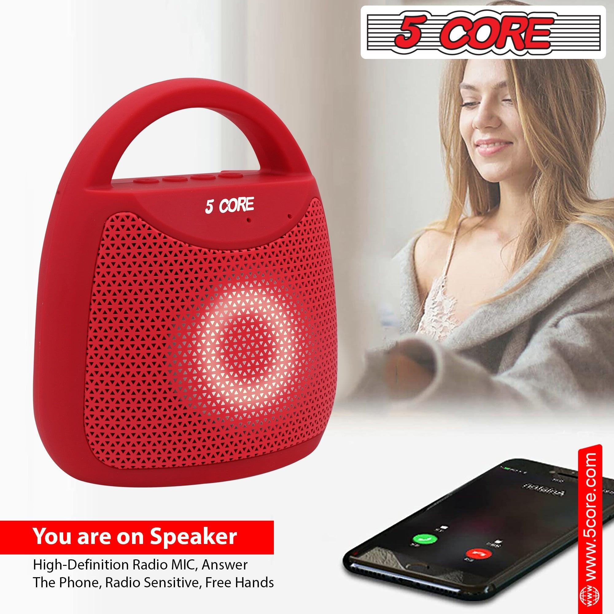 5 Core Bluetooth Speaker Wireless Outdoor Portable Waterproof Loud USB - VirtuousWares:Global