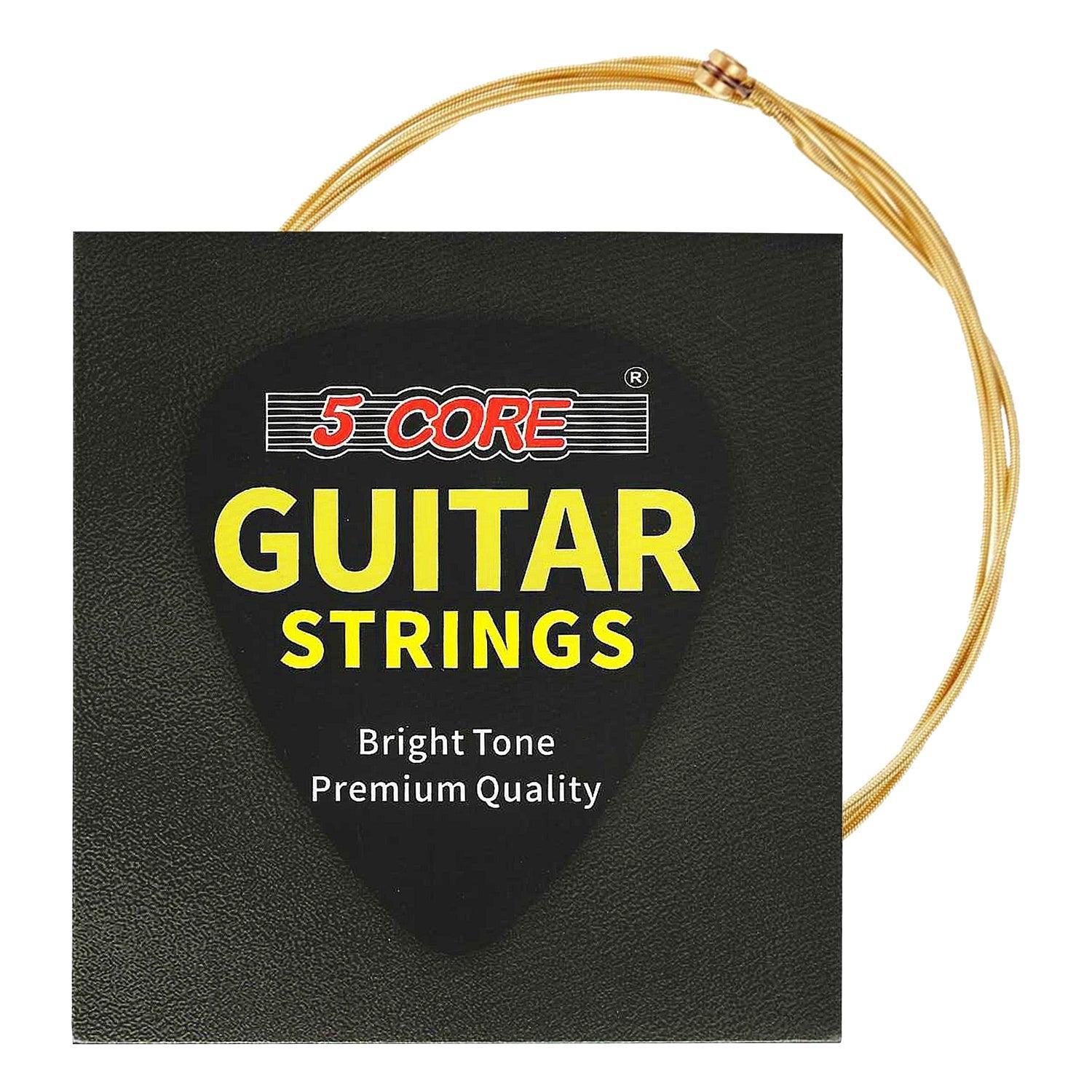 5 Core Guitar Strings 6 Pieces in 1 Set Acoustic Guitar Strings - VirtuousWares:Global