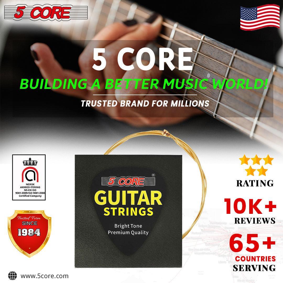 5 Core Guitar Strings 6 Pieces in 1 Set Acoustic Guitar Strings - VirtuousWares:Global