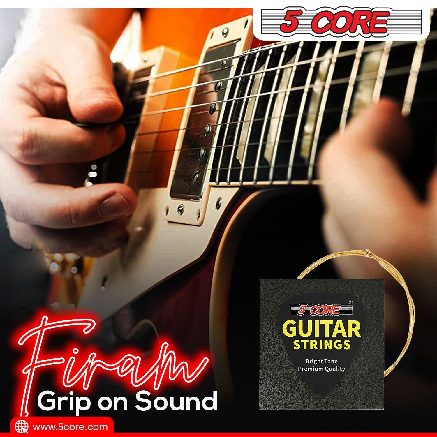 5 Core Guitar Strings 6 Pieces in 1 Set Acoustic Guitar Strings - VirtuousWares:Global