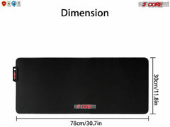 5 Core Large RGB Gaming Mouse Pad Extended Soft Gaming LED Mouse Pad - VirtuousWares:Global