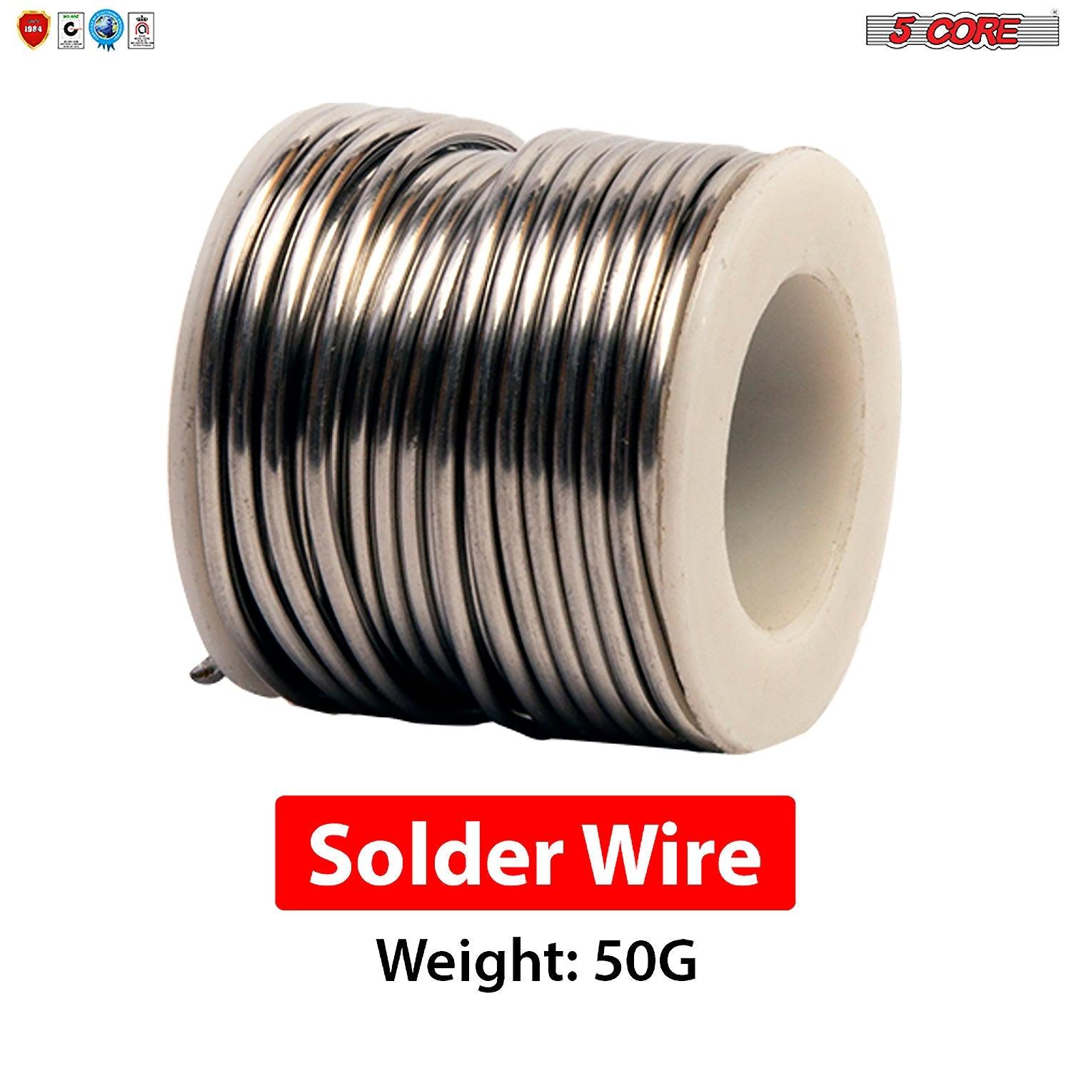 5 Core Solder Wire 5 Pack Rosin Core Flux Soldering Wire 63/37 63% Tin - VirtuousWares:Global