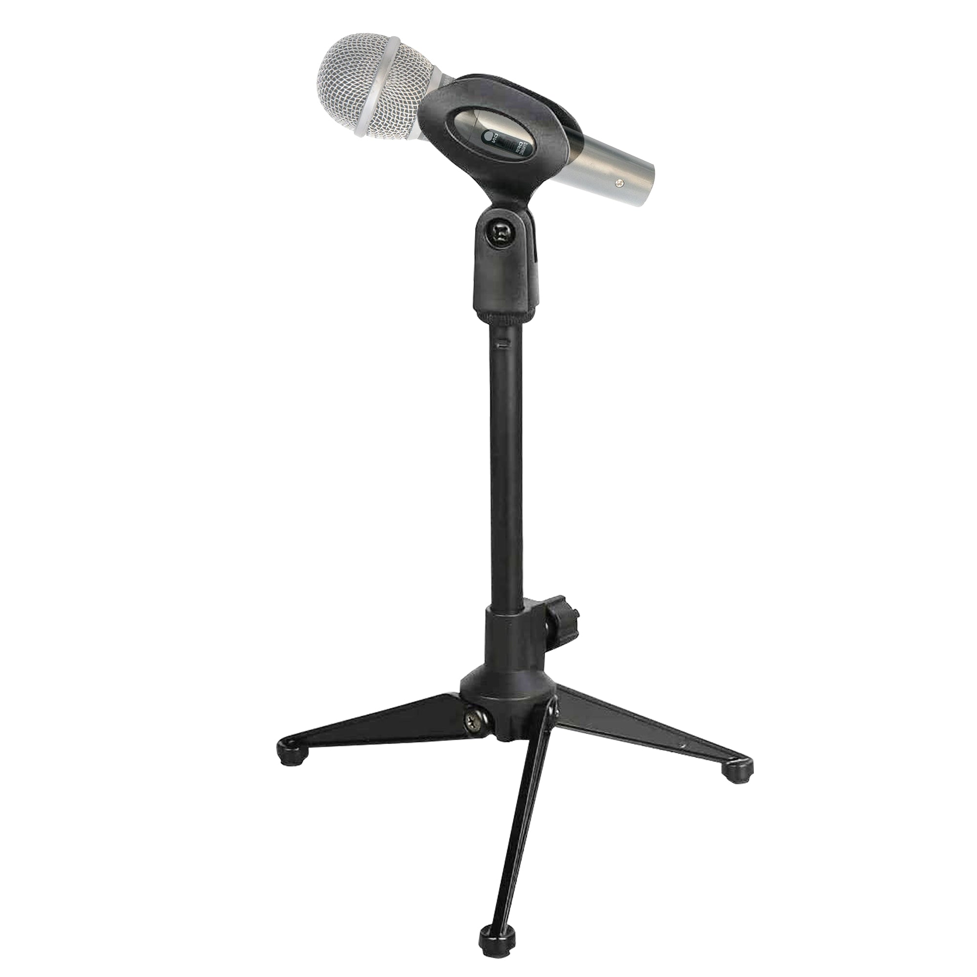 5 Core Universal Small Desktop Microphone Stand MS MINI TRI BLK 4PCS - VirtuousWares:Global