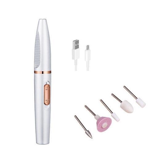 5 in1 Mini Nail Polishing Machine USB Rechargeable Manicure Drill - VirtuousWares:Global