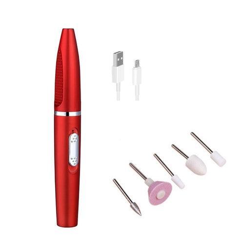 5 in1 Mini Nail Polishing Machine USB Rechargeable Manicure Drill - VirtuousWares:Global