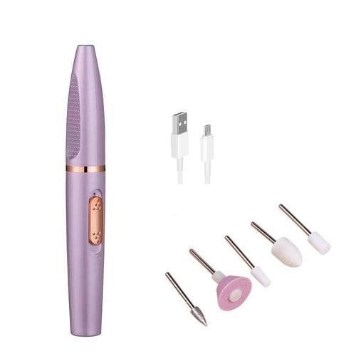 5 in1 Mini Nail Polishing Machine USB Rechargeable Manicure Drill - VirtuousWares:Global