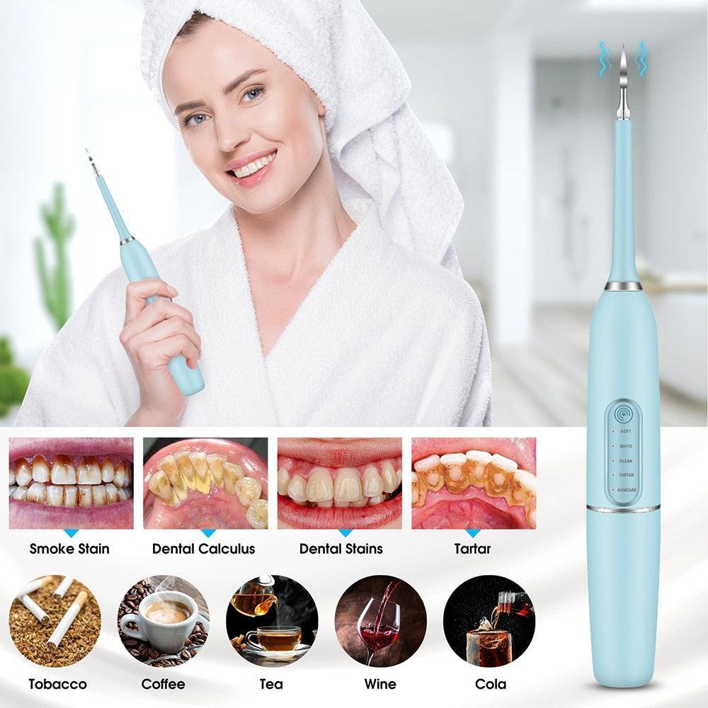 5 Mode Portable Household Electric Sonic Toothbrush Dental Scaler - VirtuousWares:Global