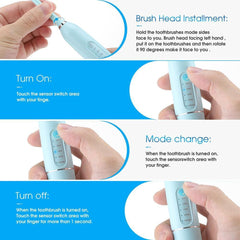 5 Mode Portable Household Electric Sonic Toothbrush Dental Scaler - VirtuousWares:Global
