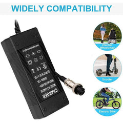 54.6V 2A Battery Charger for 48V 13S Evercross H5/ Vsett 8, 8+, 9+ / - VirtuousWares:Global