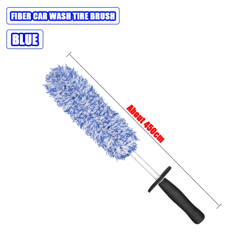 Car Alloy Wheel Cleaning Brush Tool Tire Washing Clean Soft Bristle