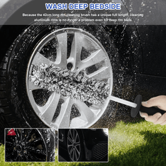 Car Alloy Wheel Cleaning Brush Tool Tire Washing Clean Soft Bristle