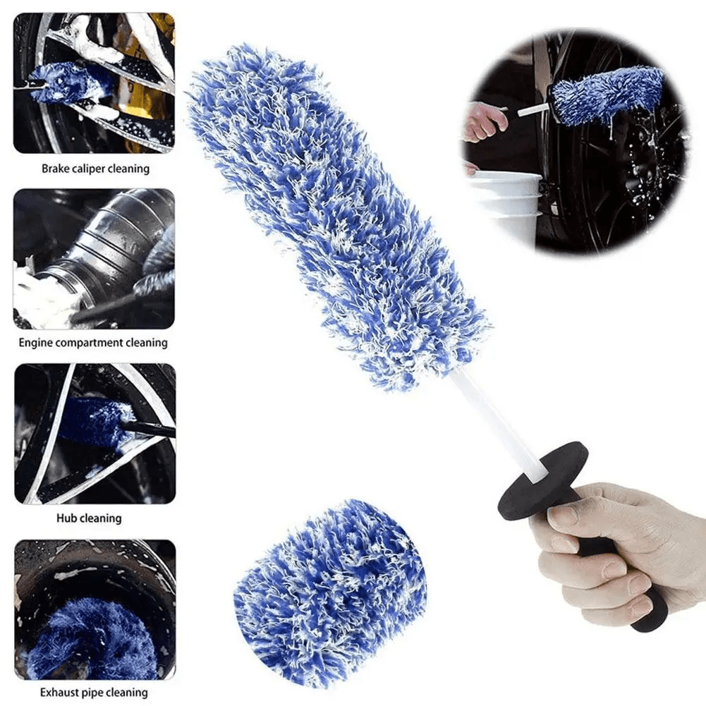 Car Alloy Wheel Cleaning Brush Tool Tire Washing Clean Soft Bristle