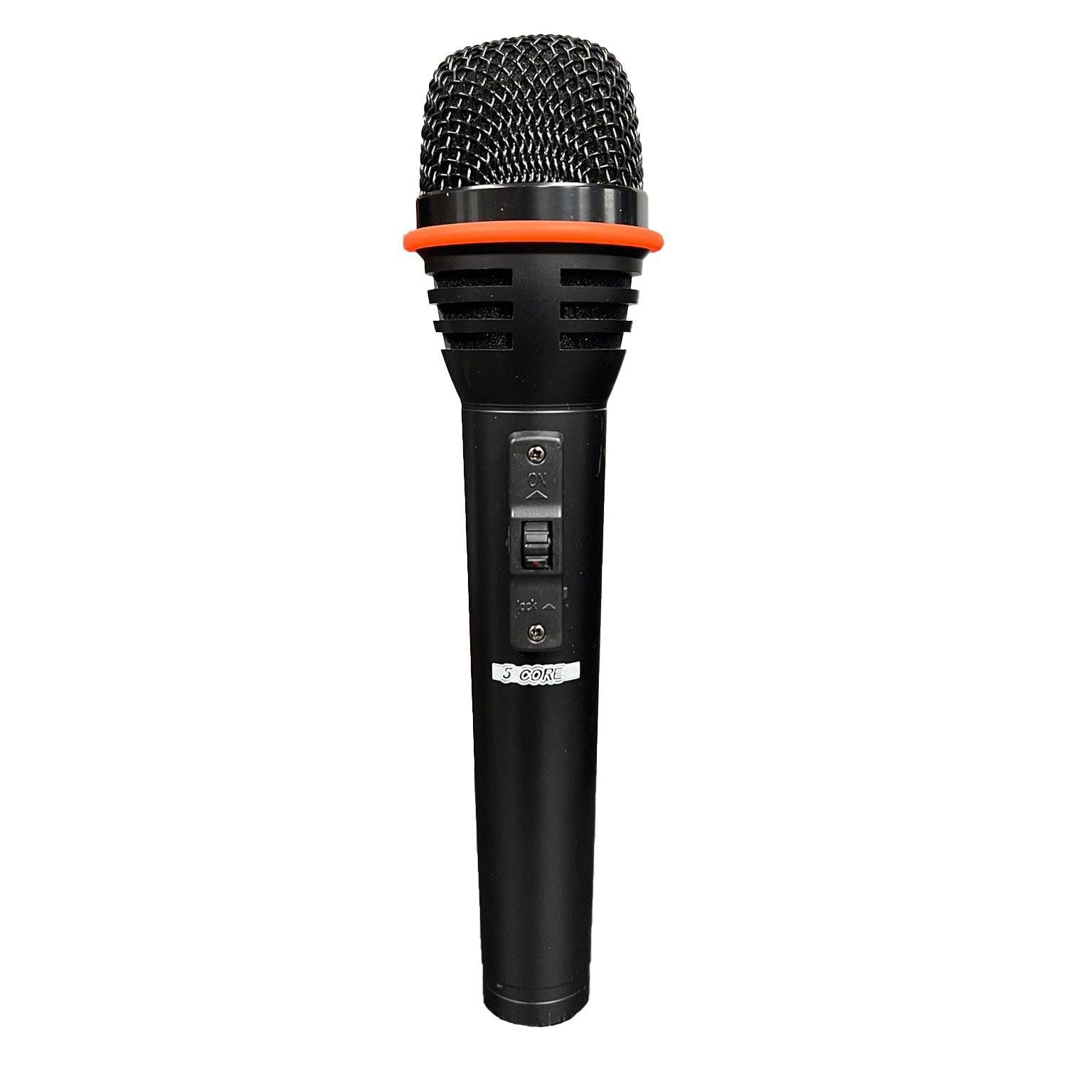 5Core Microphone Pro Microfono Dynamic Mic XLR Audio Cardiod Vocal - VirtuousWares:Global