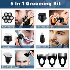 5In1 7D Electric Shaver Razor For Men's Trimmer - VirtuousWares:Global