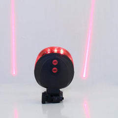 (5LED+2Laser) Bicycle Rear Light Laser Tail Bike - VirtuousWares:Global