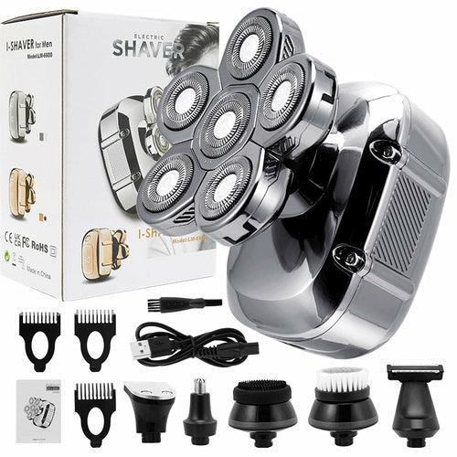 6 in 1 Multifunction Electric Shaver Wet Dry Use Trimmer - VirtuousWares:Global