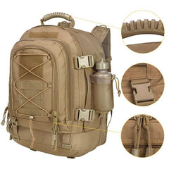 60L Outdoor Military Rucksacks 1000D Nylon Waterproof Tactical - VirtuousWares:Global