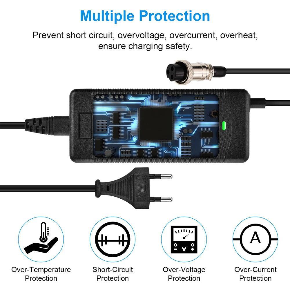 67.2V 2A Charger for Yume X11 Y11 M10, Kaabo Mantis 10, 10 Pro, V2/ - VirtuousWares:Global